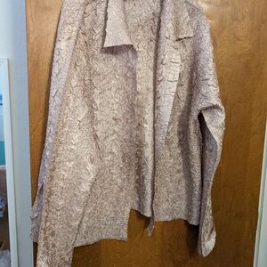 Claudia Richard Textured Cream Jacket